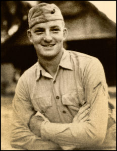 Pvt. Don Holmes Guam, 1944