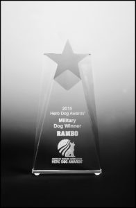 Sgt. Rambo Military Hero Dog Award