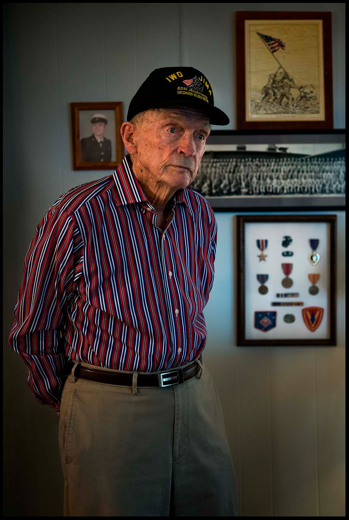 Fred Harvey <br> Iwo Jima Veteran
